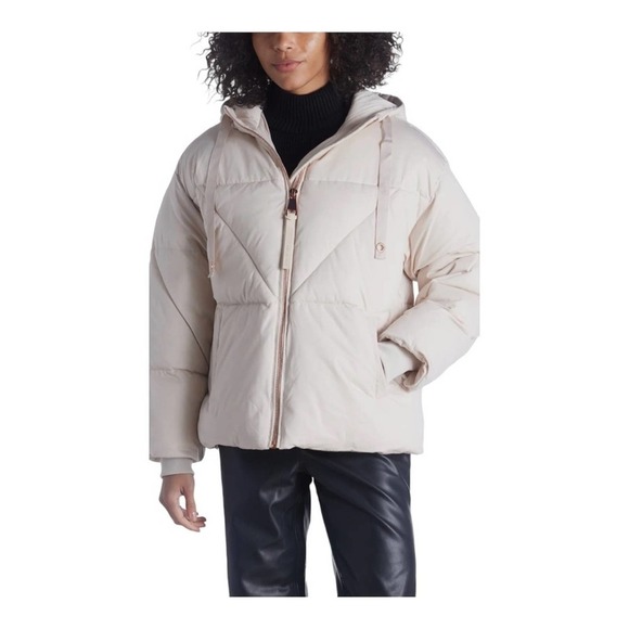 Avec Les Filles Rose Gold Hardware Short Puffer NWT - Picture 10 of 12